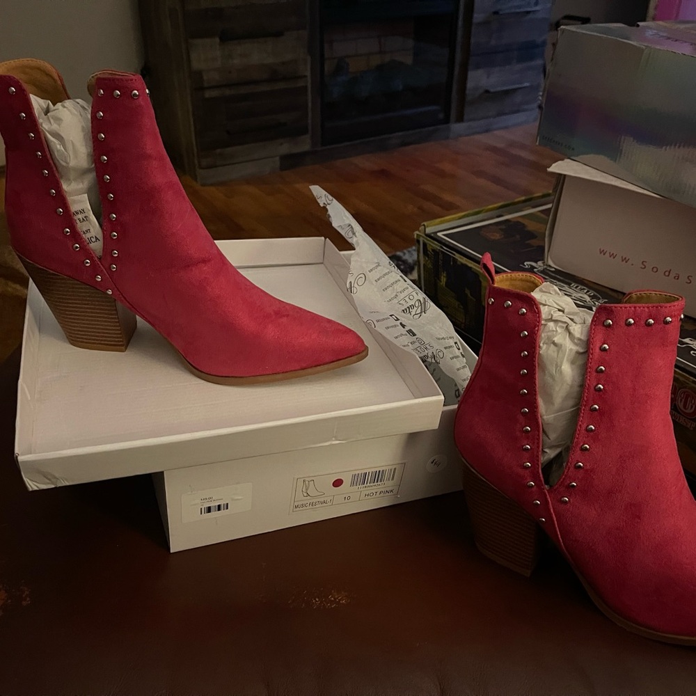 Music Festival Booties Size 10